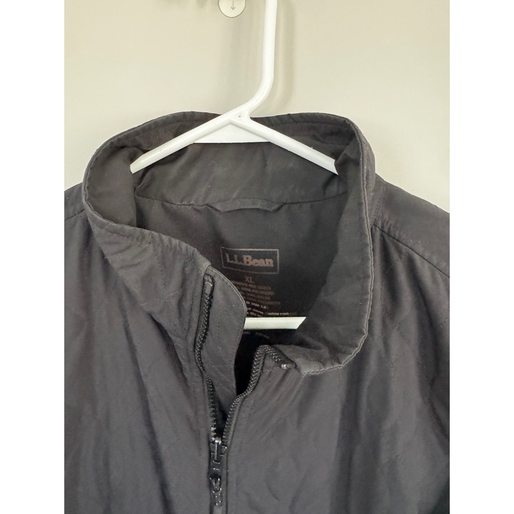 L.L.Bean Thinsulate Insulated Quilted Jacket Black Womens XL Lightweight Coat - Picture 7 of 8